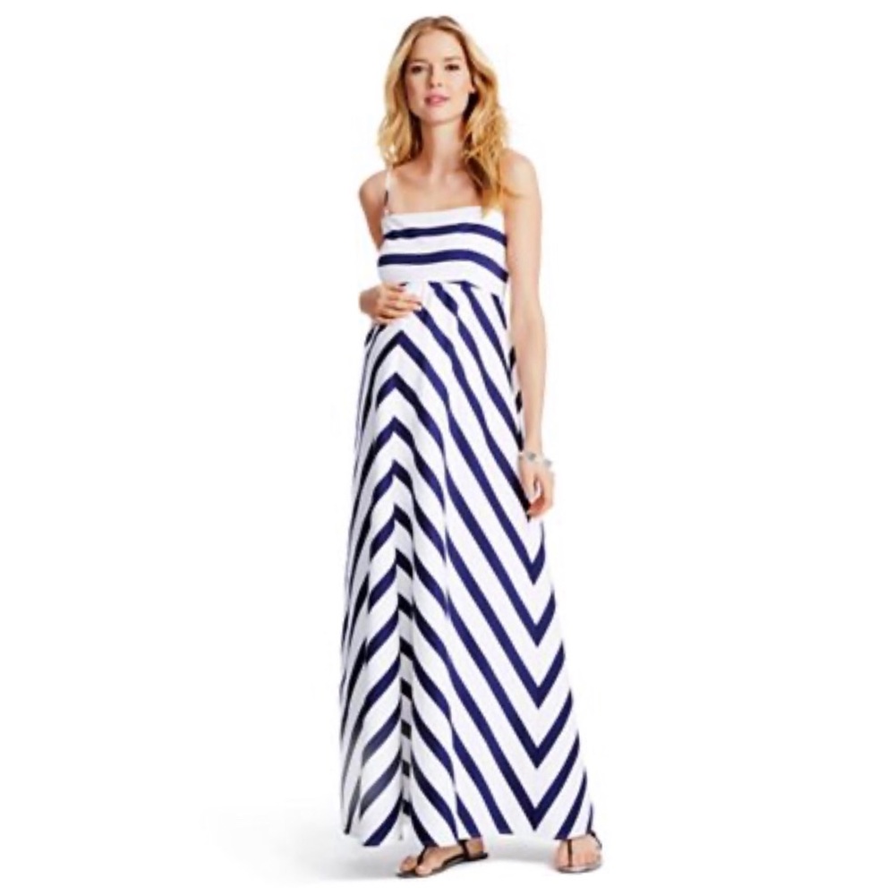 Jessica Simpson White and Navy Dress - Picture 3 of 7